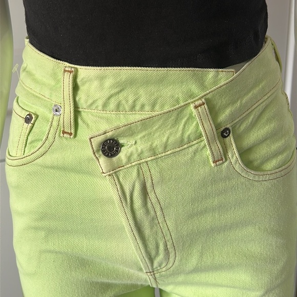 Agolde Criss Cross Denim Pants NWT - Picture 5 of 12